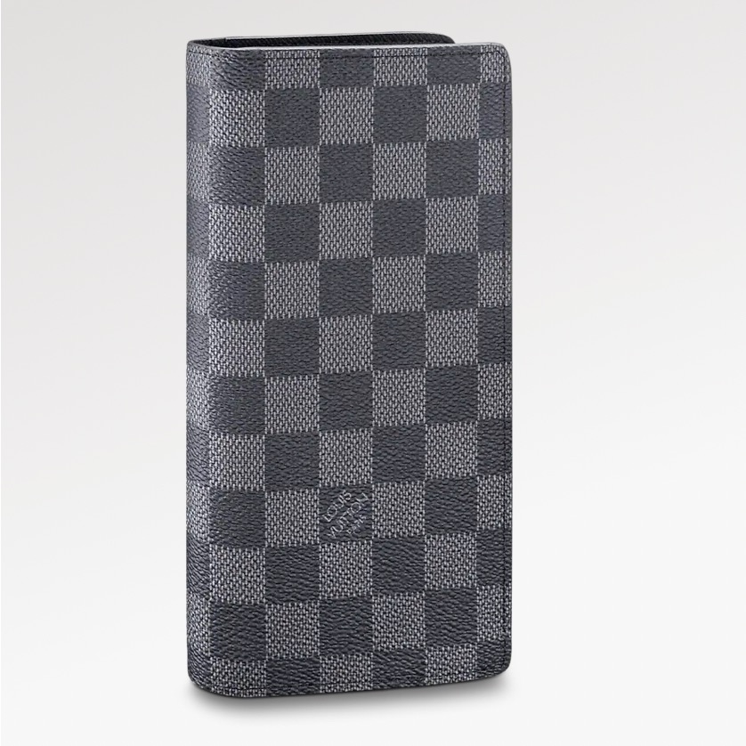 Louis Vuitton Brazza Wallet Damier Graphite Canvas